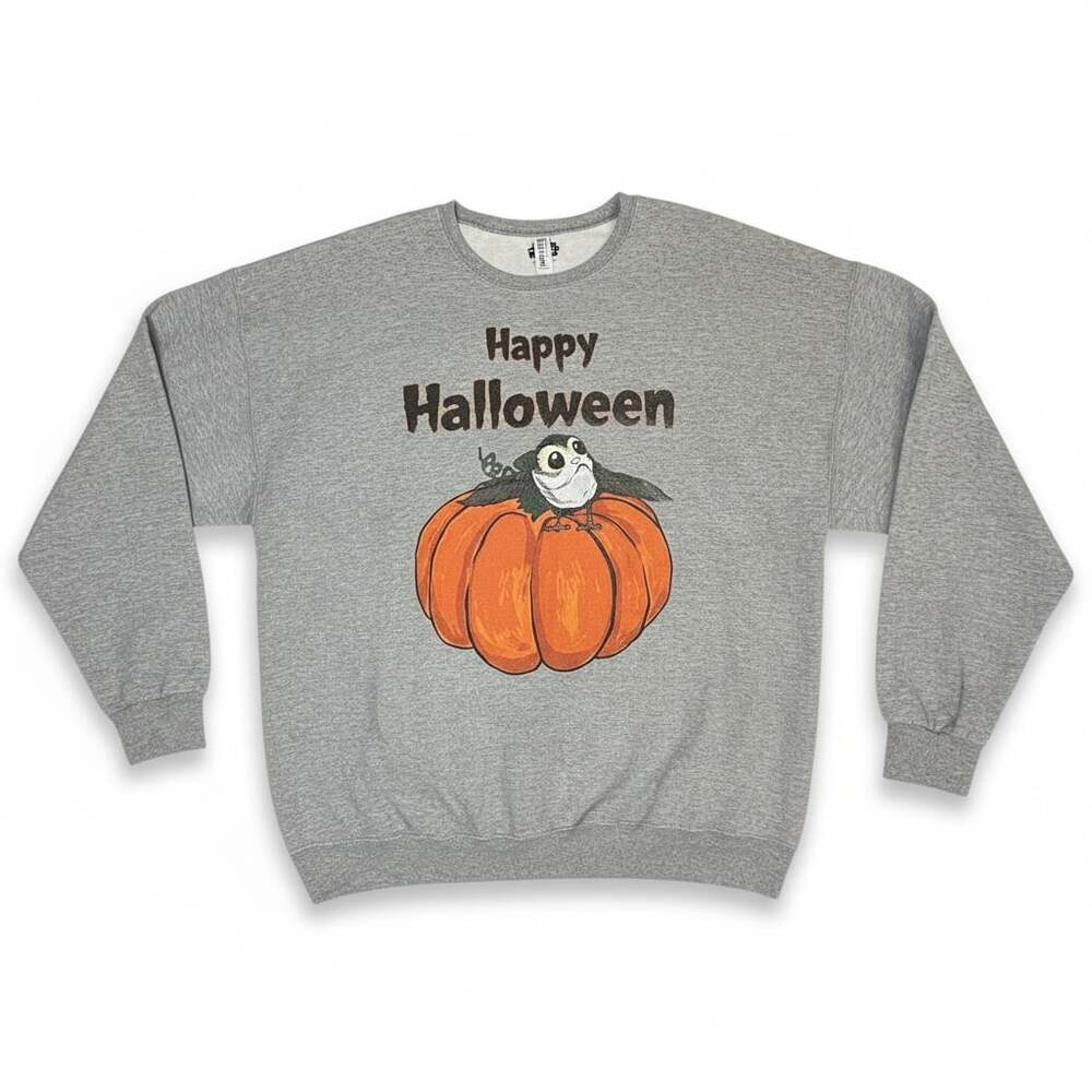 Star Wars Happy Halloween Sweatshirt 2XL Grey Lucasfilm Crewneck